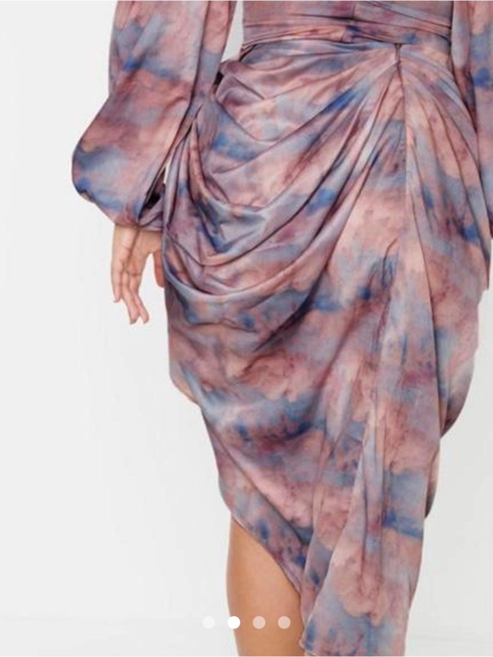 PrettyLittleThing renaissance cloud print midi skirt - Picture 2 of 9